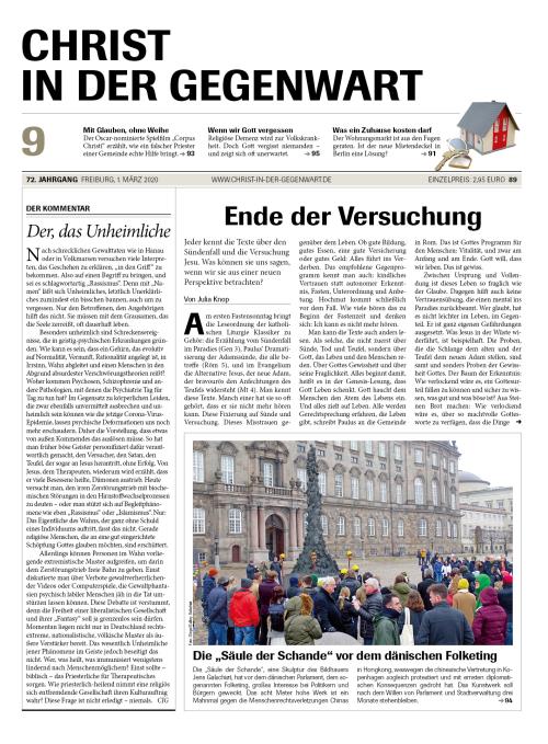 9/2020: 1. März  2020