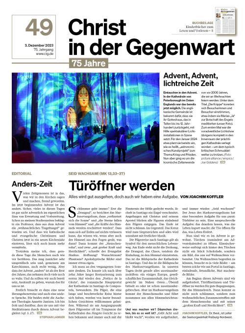 49/2023: 3. Dezember 2023