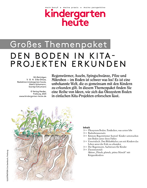 Den Boden in Kita-Projekten erkunden