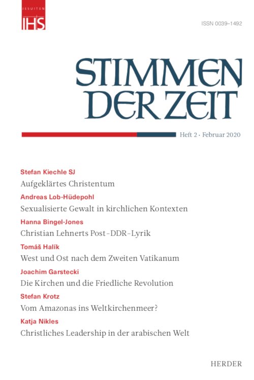Titelseite Stimmen der Zeit. Die Zeitschrift für christliche Kultur 145 (2020) Heft 2