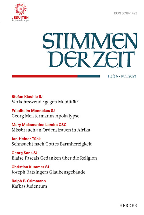 Titelseite Stimmen der Zeit. Die Zeitschrift für christliche Kultur 148 (2023) Heft 6